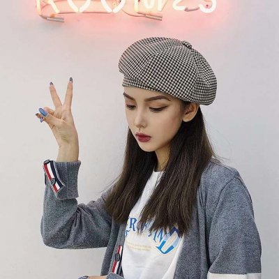 22张女生帽子控微信头像 高清又时尚