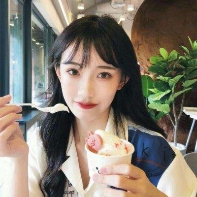 快手吃货女生头像来啦！28张高清可爱的吃货姑娘头像图