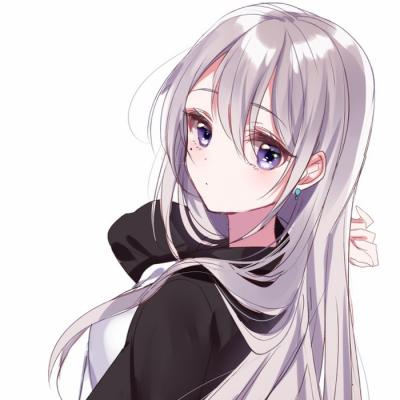 24张高清紫色系动漫女生头像 温柔氛围感拉满