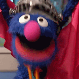 芝麻街葛罗弗动图表情包合集