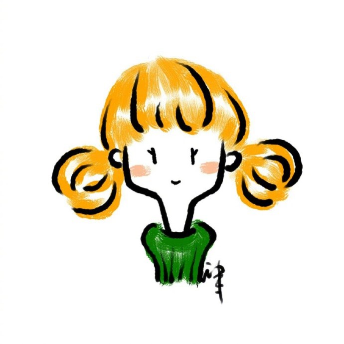 # 8张超萌卡通小女孩QQ头像 高清可爱款来啦