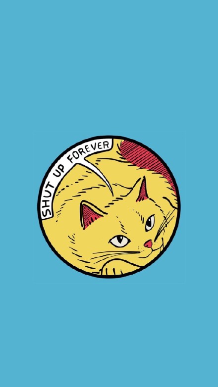 软萌治愈！这套猫咪插画壁纸太适合当手机背景了