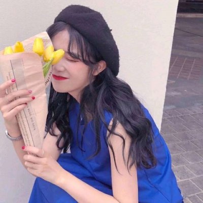 34张高清蓝色系小清新少女头像 氛围感拉满的女生头像合集