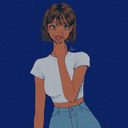 超拽霸气叛逆少女漫画头像合集 共9张高清图