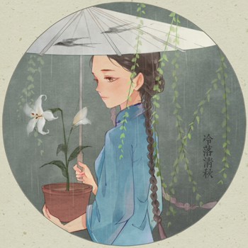 9张高清小清新女生插画头像 温柔感拉满的头像素材