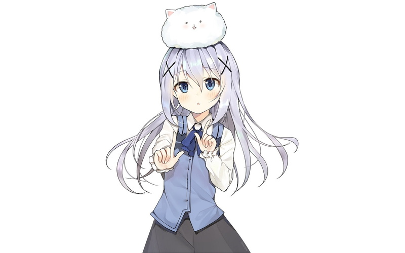 超萌二次元少女手工剪纸脸壁纸合集