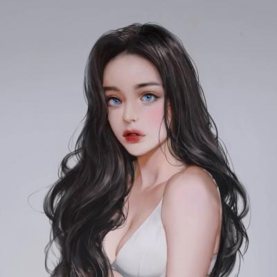 24张简约气质女生手绘头像 适合当微信头像的个性手绘图
