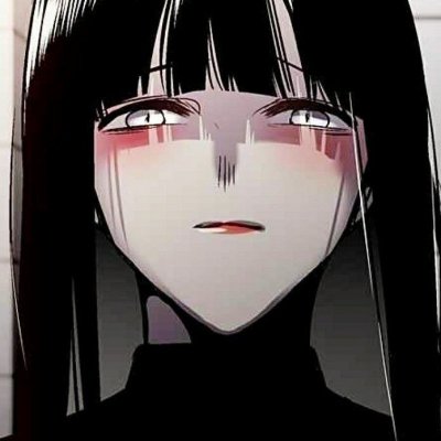 15张高清好看的女生黑暗丧风动漫头像