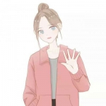 女生简约大方卡通微信头像 共6张高清款