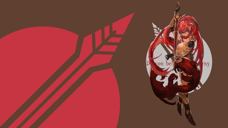 RWBY 动画角色 pyrrha nikos 高清壁纸 1080P 分享