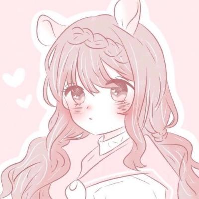 21张高清淡粉色系少女心动漫头像 软妹专属氛围感拉满
