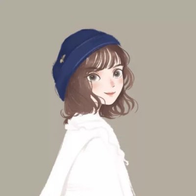 26张高清简约款！适合当微信头像的手绘女生头像合集