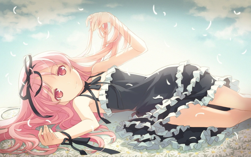 少女与庭园：氛围感拉满的二次元壁纸合集