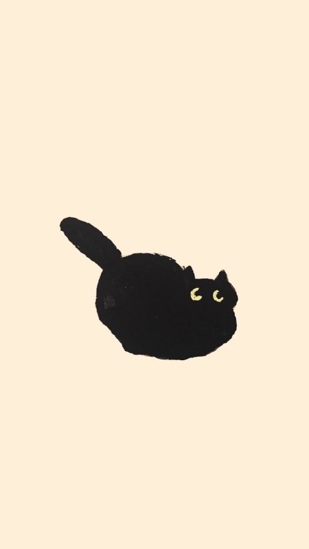 软萌治愈！这套猫咪插画壁纸太适合当手机背景了
