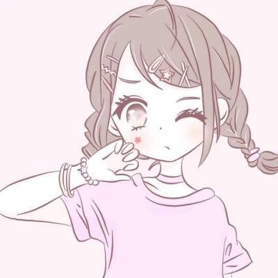 21张高清淡粉色系少女心动漫头像 软妹专属氛围感拉满