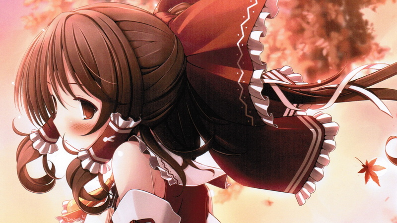 博丽灵梦高清壁纸合集！东方Project同人图大盘点