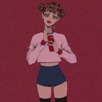 11张高清好看的复古动漫女生头像合集