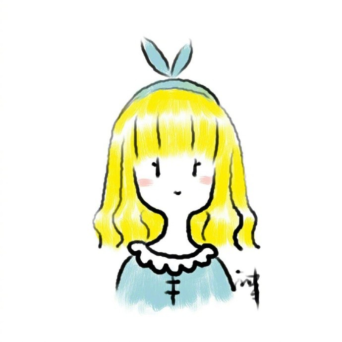 # 8张超萌卡通小女孩QQ头像 高清可爱款来啦