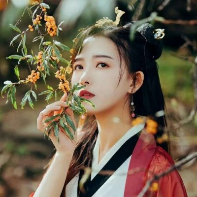 18张高清氛围感拉满的女生古风意境头像