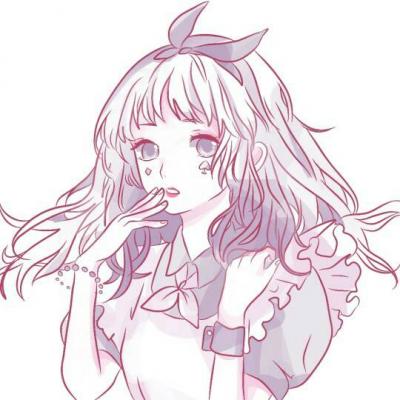 10张超萌女生手绘漫画头像 可爱感拉满