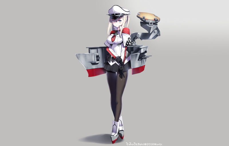 齐柏林伯爵号舰娘壁纸 成年长发少女片场随拍