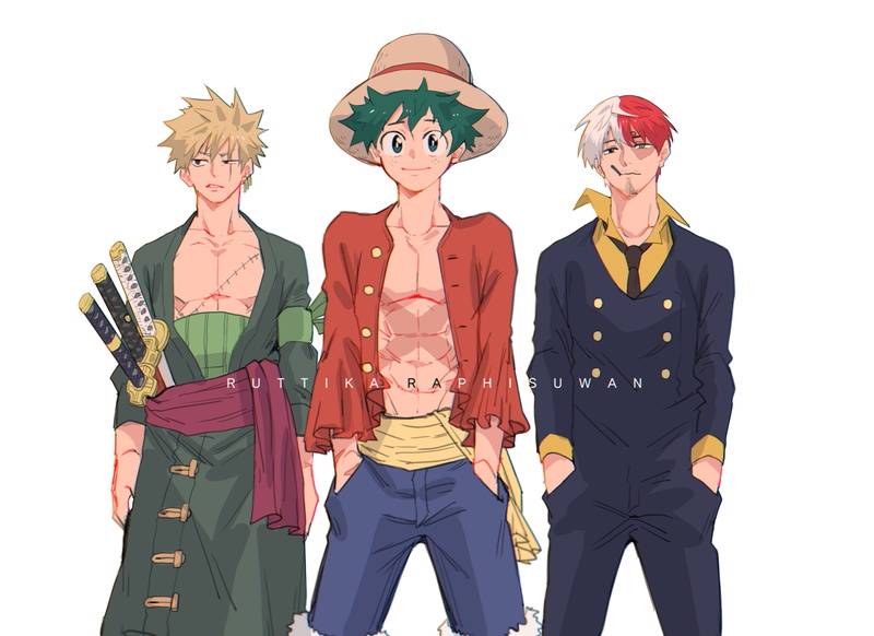 我的英雄学院 爆豪胜己 绿谷出久 动漫男生 2K高清手机壁纸