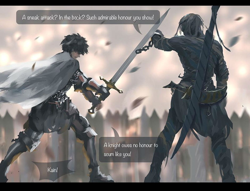 绝美的奇幻冒险动漫壁纸！带刀幽灵的漫画感瞬间拉满