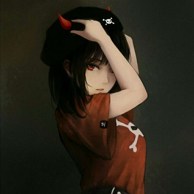 二次元黑暗血腥风！22张病娇黑化少女动漫头像合集