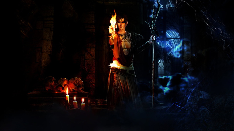 《龙腾世纪》系列女巫与信仰主题壁纸合集