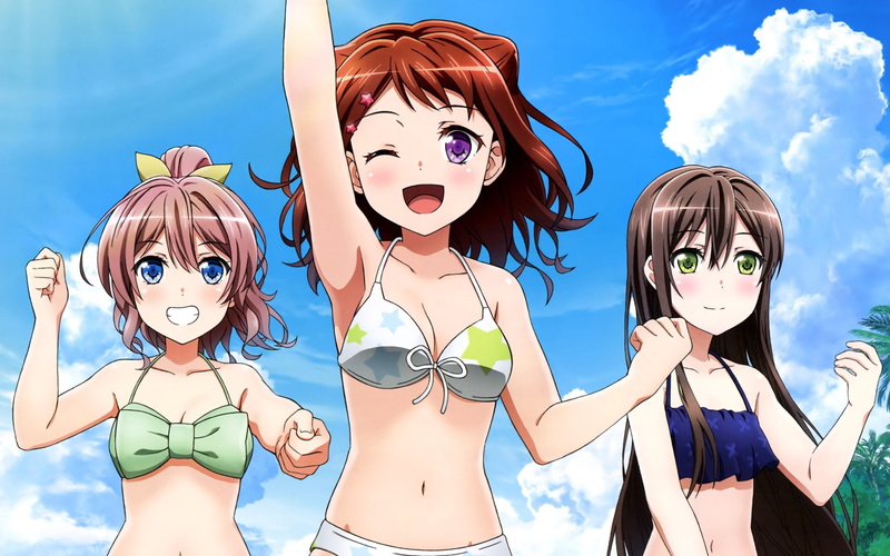 BanG Dream! 牛込百合 花园多惠 山吹沙绫 高清壁纸合集