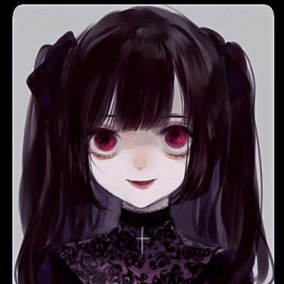 21张高清暗黑系二次元女生头像 氛围感拉满