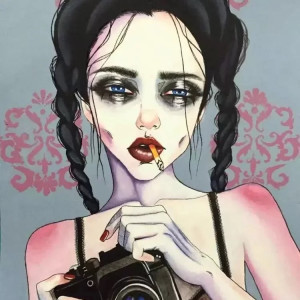 女生颓废情绪头像合集 13张高清氛围感女生头像