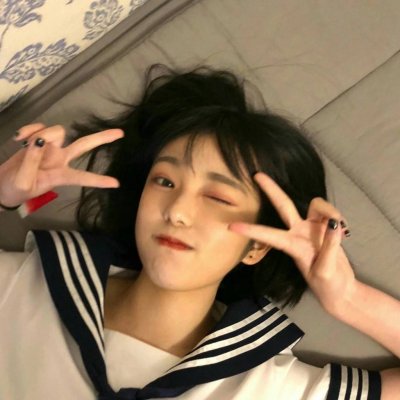 34张超治愈！阳光可爱少女头像合集