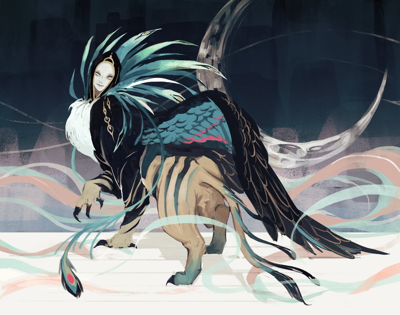 Pixiv幻想乡 兽娘奇美拉720P壁纸合集