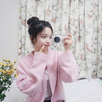 17张高清小清新风格丸子头女生头像合集