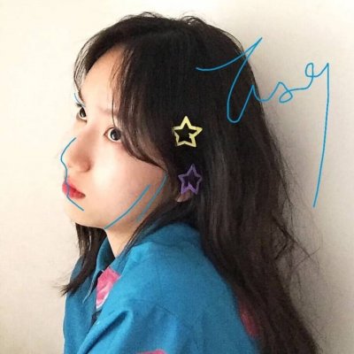 34张高清蓝色系小清新少女头像 氛围感拉满的女生头像合集