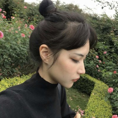 12张清新感拉满！女生丸子头侧脸微信头像合集
