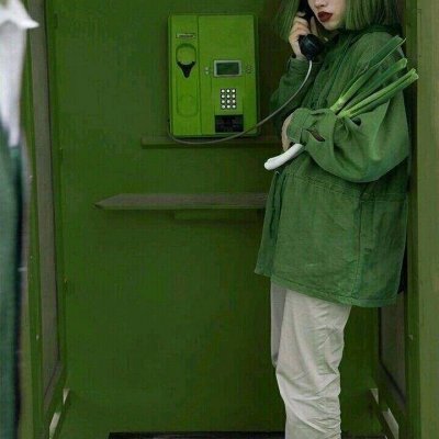 8张超绝不露脸绿色系女生头像 高清耐看又有个性