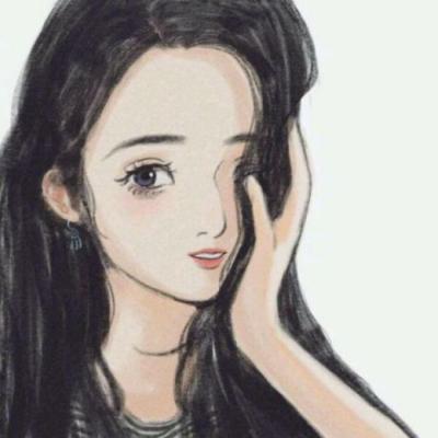 女生动漫手绘头像合集 18张个性好看的手绘女生头像