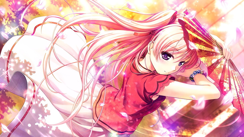 宫古国朱里绝美动漫壁纸 长发彩发氛围感拉满