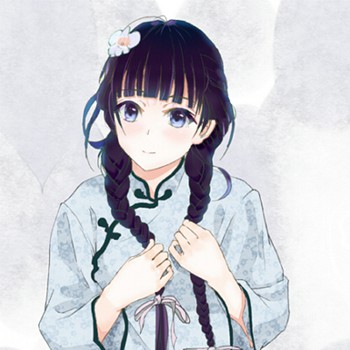 # 9张超好看的简约风女生漫画头像 高清无水印