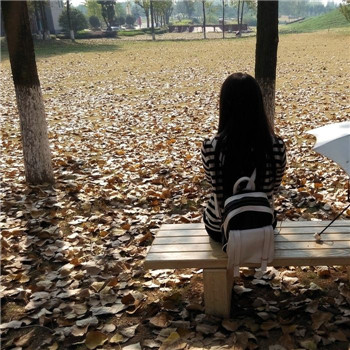 15张落叶单人伤感背影头像 高清女生头像合集
