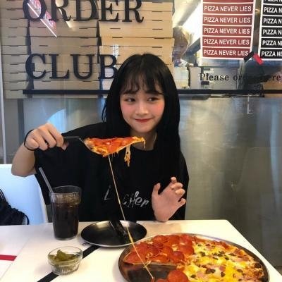 快手吃货女生头像来啦！28张高清可爱的吃货姑娘头像图