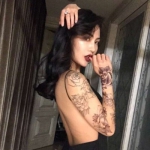 15张高清霸气纹身社会姐QQ女生头像合集