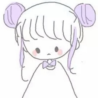 26张高清可爱简约卡通手绘女生头像合集