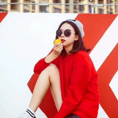 微信红色系女生头像合集 15张高清意境款来啦
