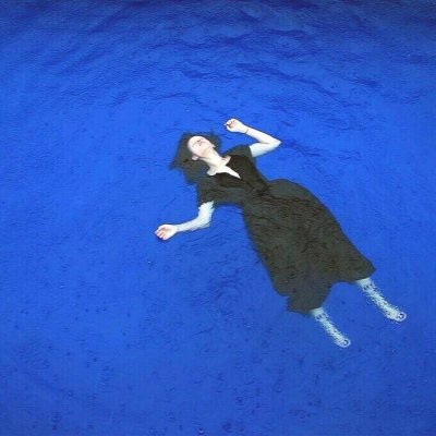 20张清新蓝调女生头像 高清好看的蓝色系女头