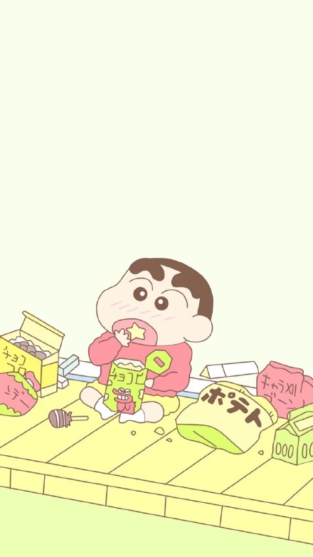 来get这组蜡笔小新手机壁纸啦