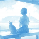 8张氛围感拉满的孤寂唯美女生漫画头像