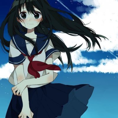 15张高清清新校园风动漫女生头像合集